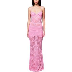 Ow Womens  Flora Maxi Dress, Pink